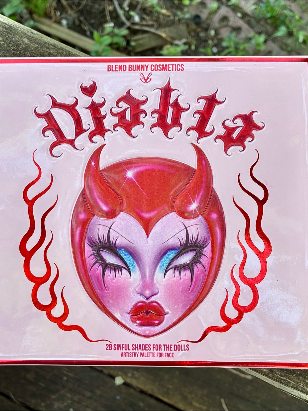 Blend Bunny Diabla Eyeshadow Palette — Pink & Red Shades